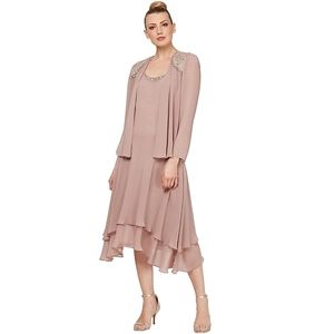 Mother of the Bride. SLNY. Size 18. Cashmere color.